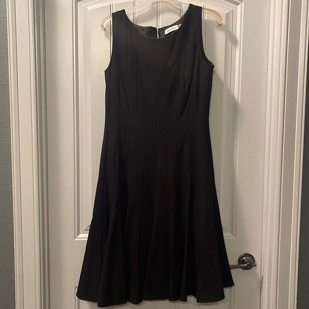 Super cute and comfy little black dress by Calvin Klein